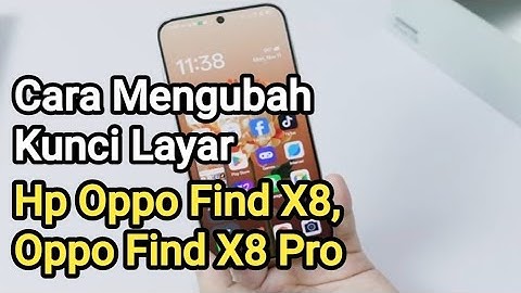 Cara Mengubah Kunci Layar Hp Oppo Find X8, Oppo Find X8 Pro