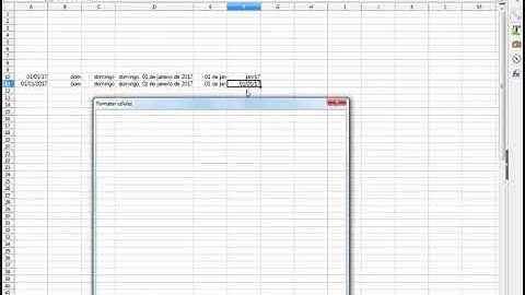 Aula de Formatação de Datas com Excel e LibreOffice Calc