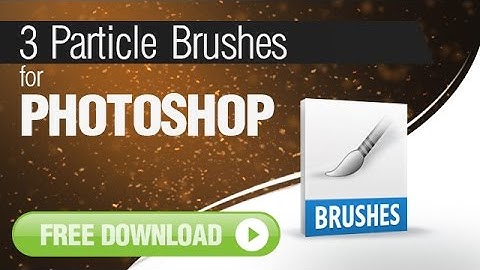 3 Photoshop Brushes for Painting Particles