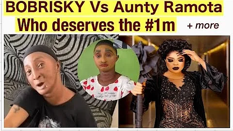 BOBRISKY Vs AUNTY RAMOTA: Best dressed female *stop drying your head with body towels🤨