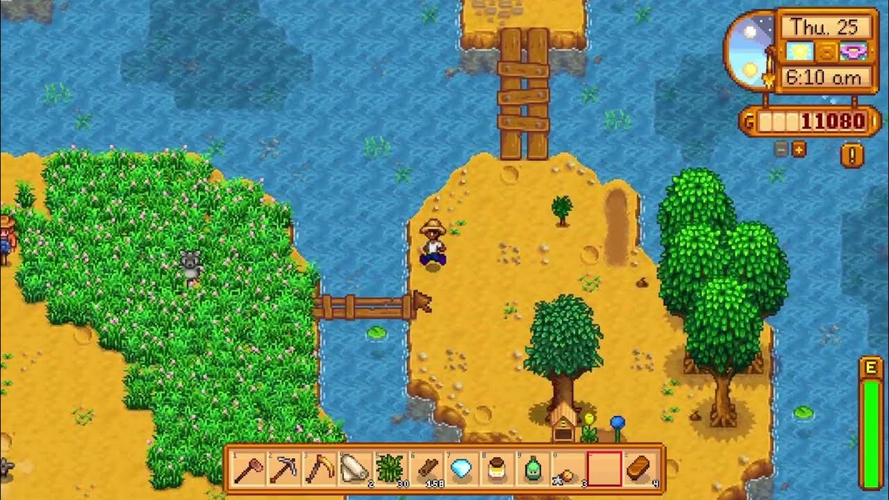 Stardew Valley How to water crops without a watering can YouTube