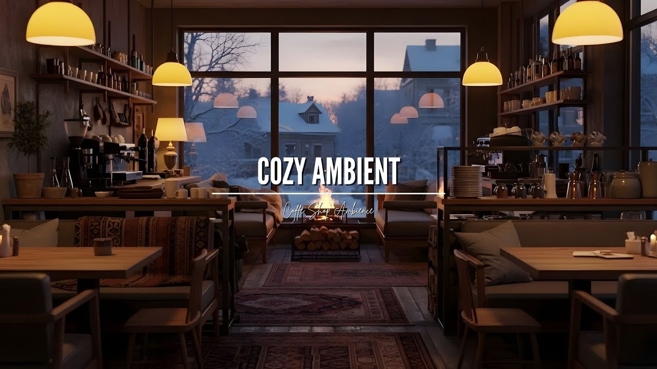Relaxing Cozy Ambient Jazz 🎷 Piano Café Music for Study, Sleep, Work