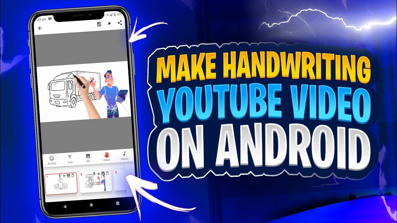 MAKE HANDWRITING  YOUTUBE VIDEO ON ANDROID WHITEBOARD 