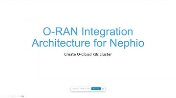 2024-04-05 SIG Network Architecture Meeting - ORAN cluster creation