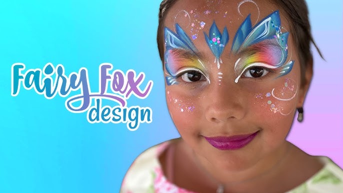 Rainbow Butterfly Face Paint Tutorial – Atop Serenity Hill