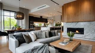 Cohesive Timeless Interiors: Living Room, Kitchen and Dining in Perfect Flow