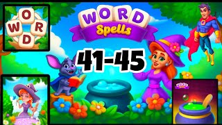 WORD SPELLS Puzzle for Adults level 41 42 43 44 45 screenshot 5
