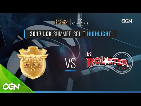 2017lcksummer [H/L 2017.06.22] EVER 8 vs KT Game1 - 2017 LCK Summer Split (롤챔스 하이라이트) 170622 EP.35