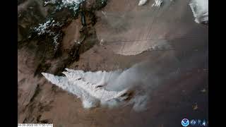 Satellite Shows Western Wildfires, Dust Storms Collide screenshot 1