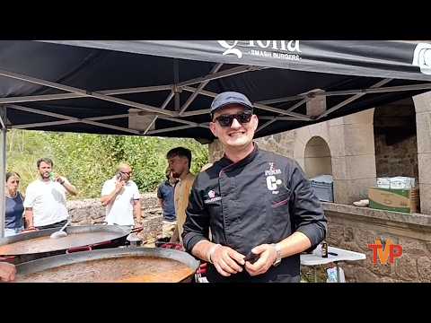 El famoso cocinero zamorano y archivos de los vecinos durante las fiestas patronales - La Gallega