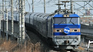 JR東日本 EF510-514牽引 2レ 寝台特急北斗星 上野行き JR東北本線(宇都宮線) 東鷲宮～久喜 区間