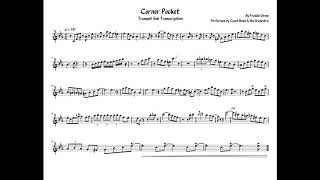 Corner Pocket Trumpet Solo Transcription