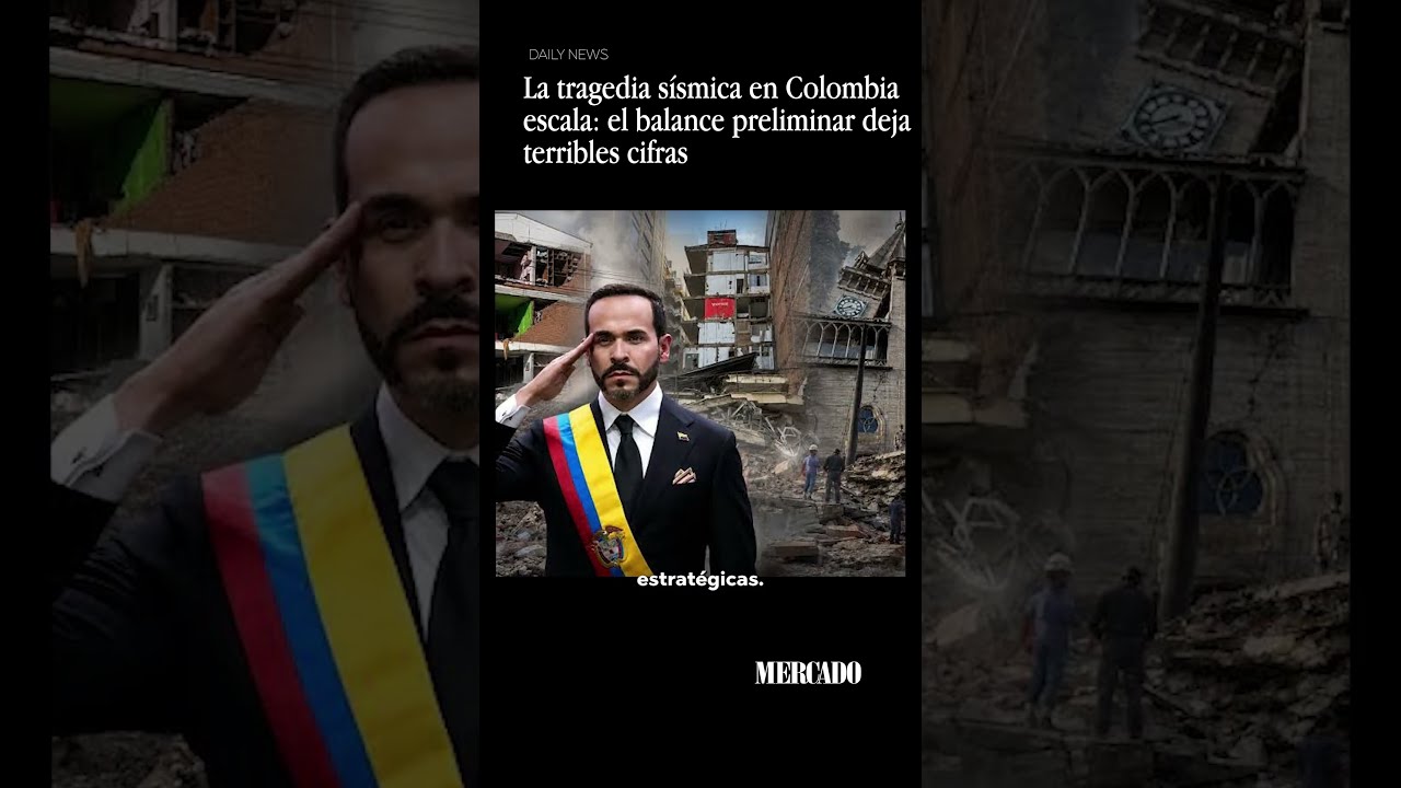 La tragedia sísmica en Colombia escala el balance preliminar deja terribles cifras