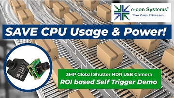 Smart ROI-Based Self Trigger Camera | No External Triggers required | Global Shutter HDR USB Camera