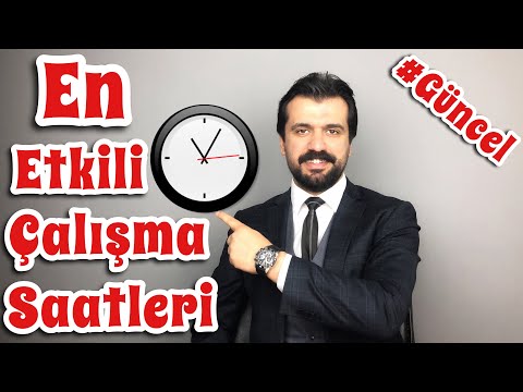 Sınava Az Bir Süre Kala En Etkili Çalışma Saatleri İçin İzle