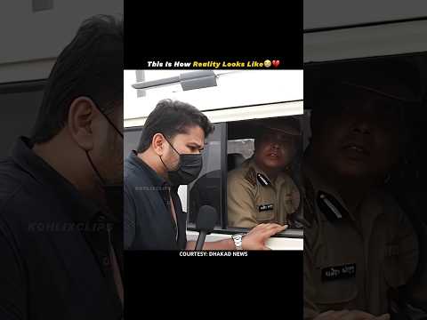 Farzi Enc₹unter😭 #bharattiwari #biharpolice #indian #newsreporter #trending
