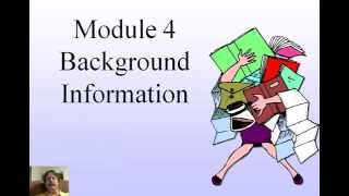 Module 4 Background Informaton