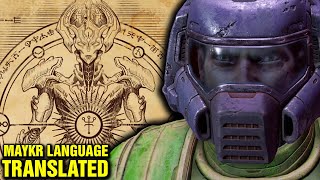 Doom Eternal New Lore - Maykr Text Scriptures Translated - Book of the Seraphs Secrets Explained