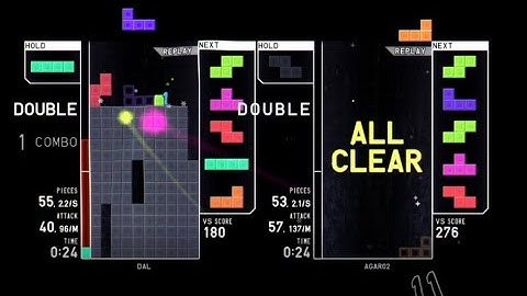 [Tetr.io] When you survive 2 midgame perfect clears and still win