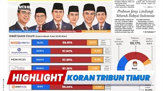 🔴Prabowo Janji Lindungi Seluruh Rakyat Indonesia  | HIGHLIGHT KORAN TRIBUN TIMUR