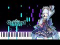 Genshin Impact Demo OST - Kamisato Ayaka: Camellia in Winter Snow | [Piano Cover] (Synthesia)「ピアノ」