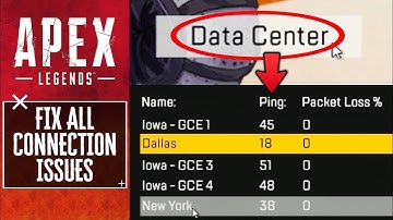 How to change Data Center (Servers) in Apex Legend