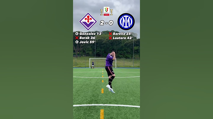 FINALE Fiorentina Inter🏆🇮🇹 #shorts Coppa Italia