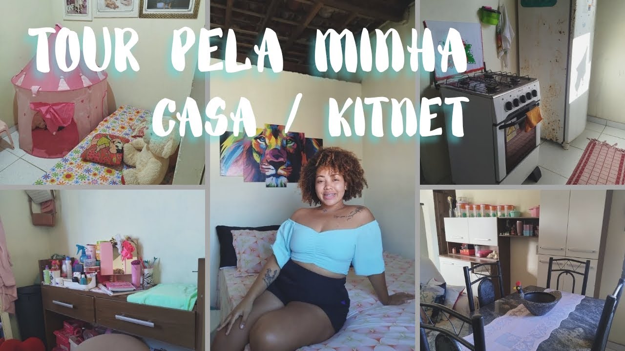 TOUR MINHA CASA / KITNET ALUGADA 🏠💜✨