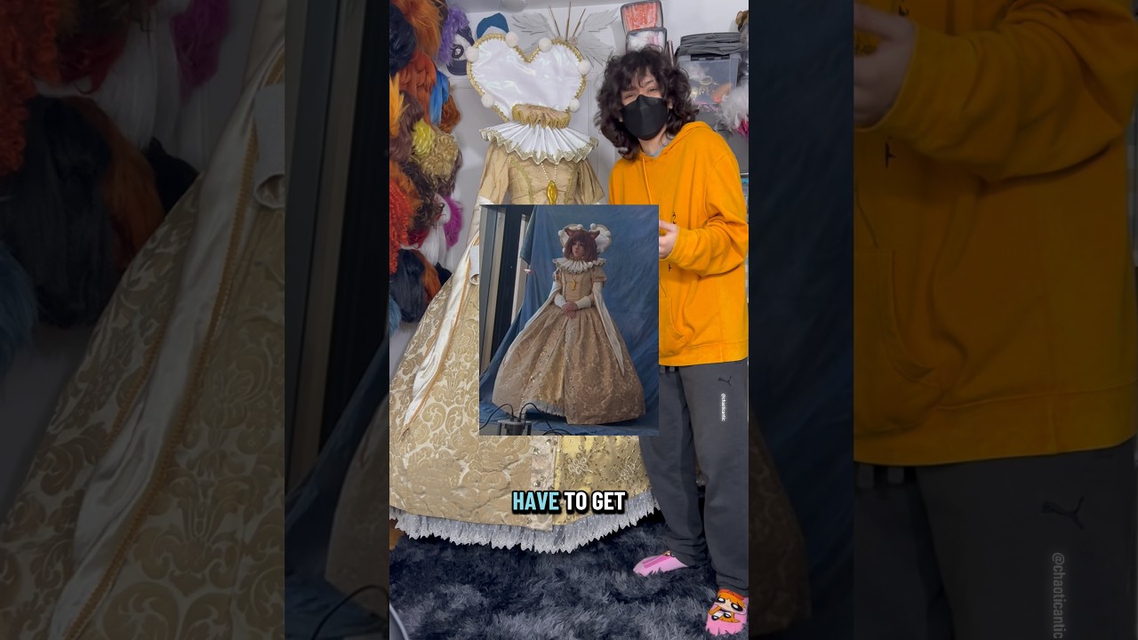 How much did this dress cost? #cosplay #thecatreturns #studioghibli #anime #sew #renaissance #dress