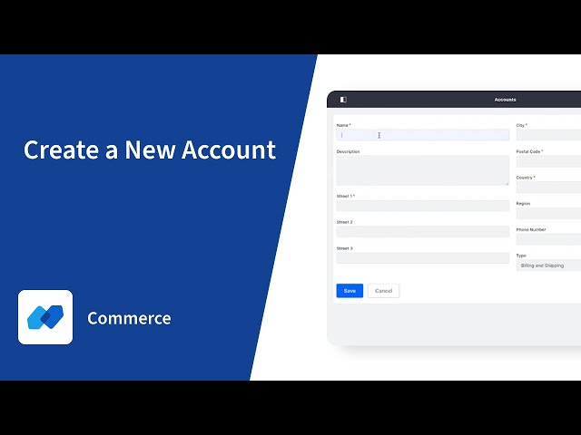 Liferay Commerce: Creating a New Account