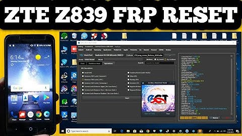 ZTE Z839 (android 7.1.1) FRR Reset EDL Mode | Qualcomm Type Android Mobile Phone 📱