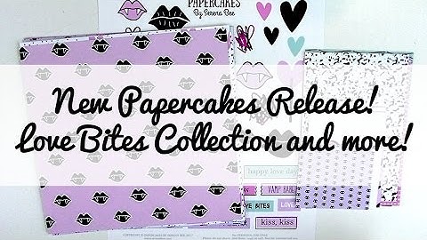 Papercakes Release: Love Bites, Black Hearts | Serena Bee Creative