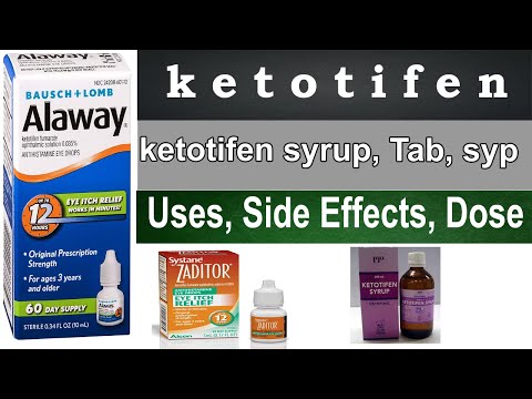 Video: Ketotifen - Arahan Penggunaan, Harga, Ulasan, Tablet, Sirap