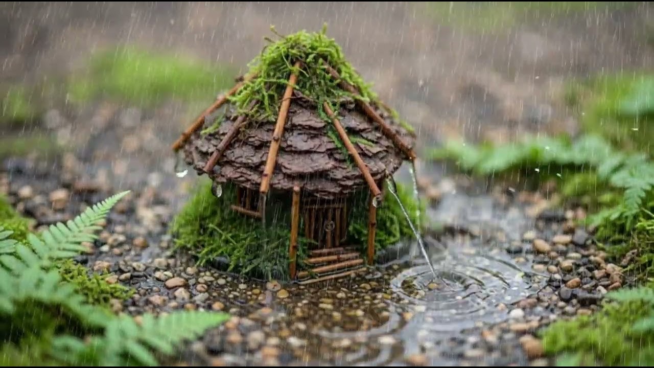 HEAVY RAIN for Sleeping | Deep Relaxation with Rain on Tin Roof, No Ads ASMR Rain