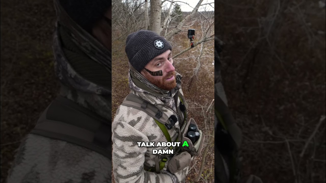 Bow Hunting: The Ultimate Game of Inches & Self-Filming! #shorts