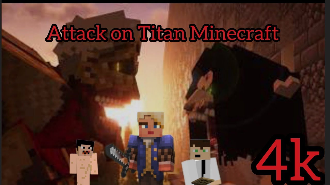 Attack on Titan Minecraft Movie/Атака титанов фильм первый майнкрафт. 
