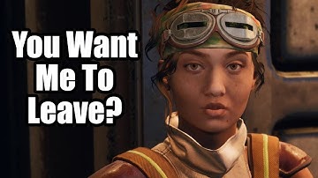 Parvati Reaction When You Remove Her From Party - The Outer Worlds
