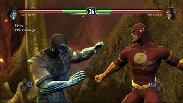 MORTAL KOMBAT vs DC UNIVERSE - ARCADE MODE (SUB ZERO vs ALL) TIME