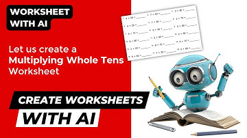 Create School Worksheets with AI - Generating a Grade 3 Math Worksheet