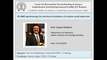 2D NMR spectroscopy for structural elucidation of complex small molecules