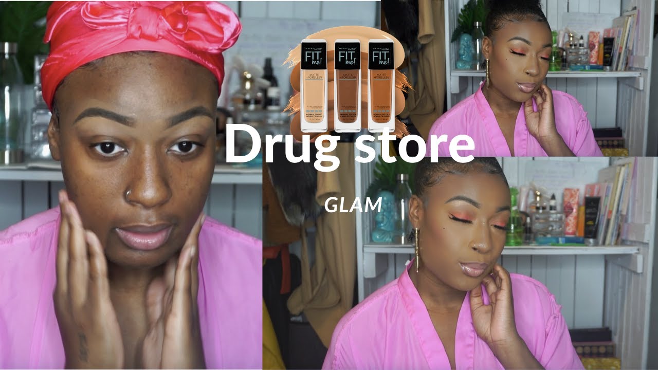 DRUG STORE MAKEUP ON DARK SKIN HOW TO LOOK GOOD ON A BUDGET