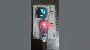 OLED display testing with Arduino nano.    #arduinoprojects #arduino #electronic #project