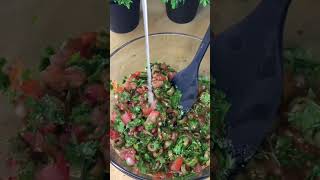 طريقة عمل سلطة الزيتون مع اللبنة مره لذيذة وسهل | How to make olive salad with labneh is very easy