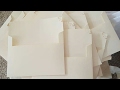DIY A7 Envelope Tutorial - Wedding Envelopes -  Elegant Wedding -  5x7 Envelopes Handmade