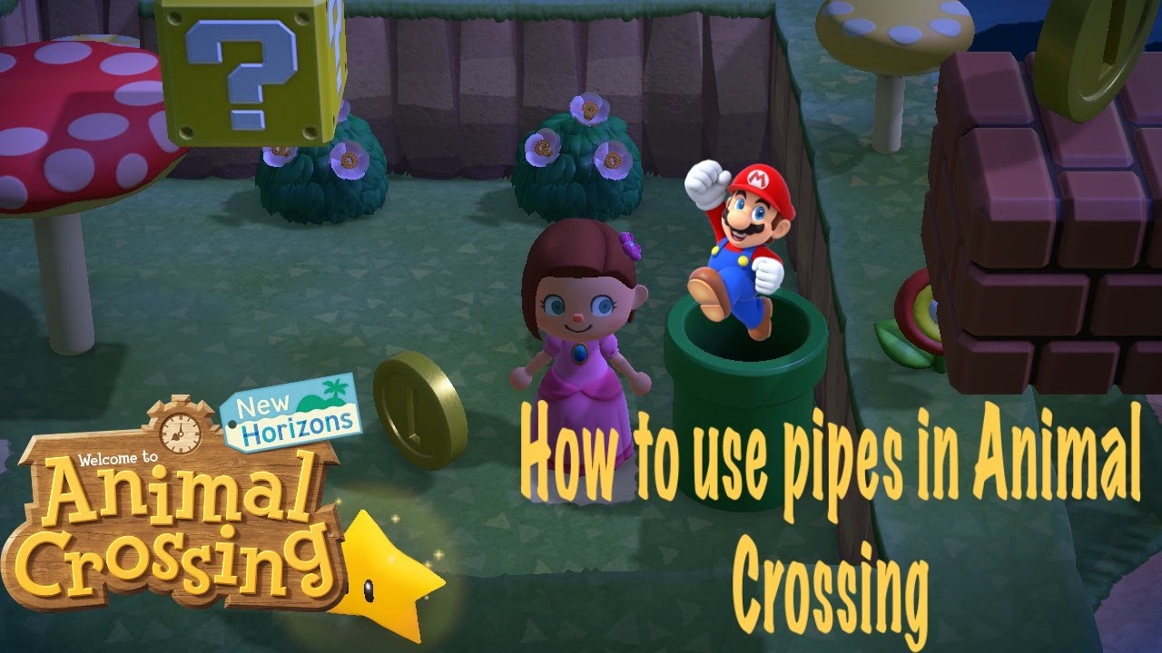 How to use Mario Warp Pipes in Animal Crossing New Horizons ACNH Warp