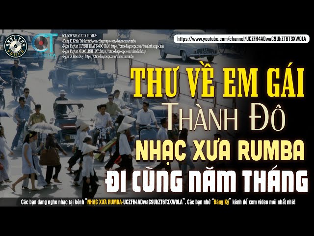 Nhạc Xưa Rumba Hiếm Có | THƯ VỀ EM GÁI THÀNH ĐÔ - Lk Nhạc Lính Xưa 1975 Bất Hủ Vượt Thời Gian class=