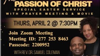 The Passion Of Christ Movie Advertisement - April 2 at 7pm - TTCOG Durham was live!