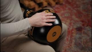 Meinl Percussion Tri Sound Ibo Drum, Gold Ornament (ID3GO)