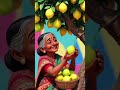 The story of the old grandmother and the goat and the lemon tree #ai  #plants #save #save