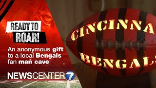 An anonymous gift to a local Bengals fan man cave | WHIO-TV